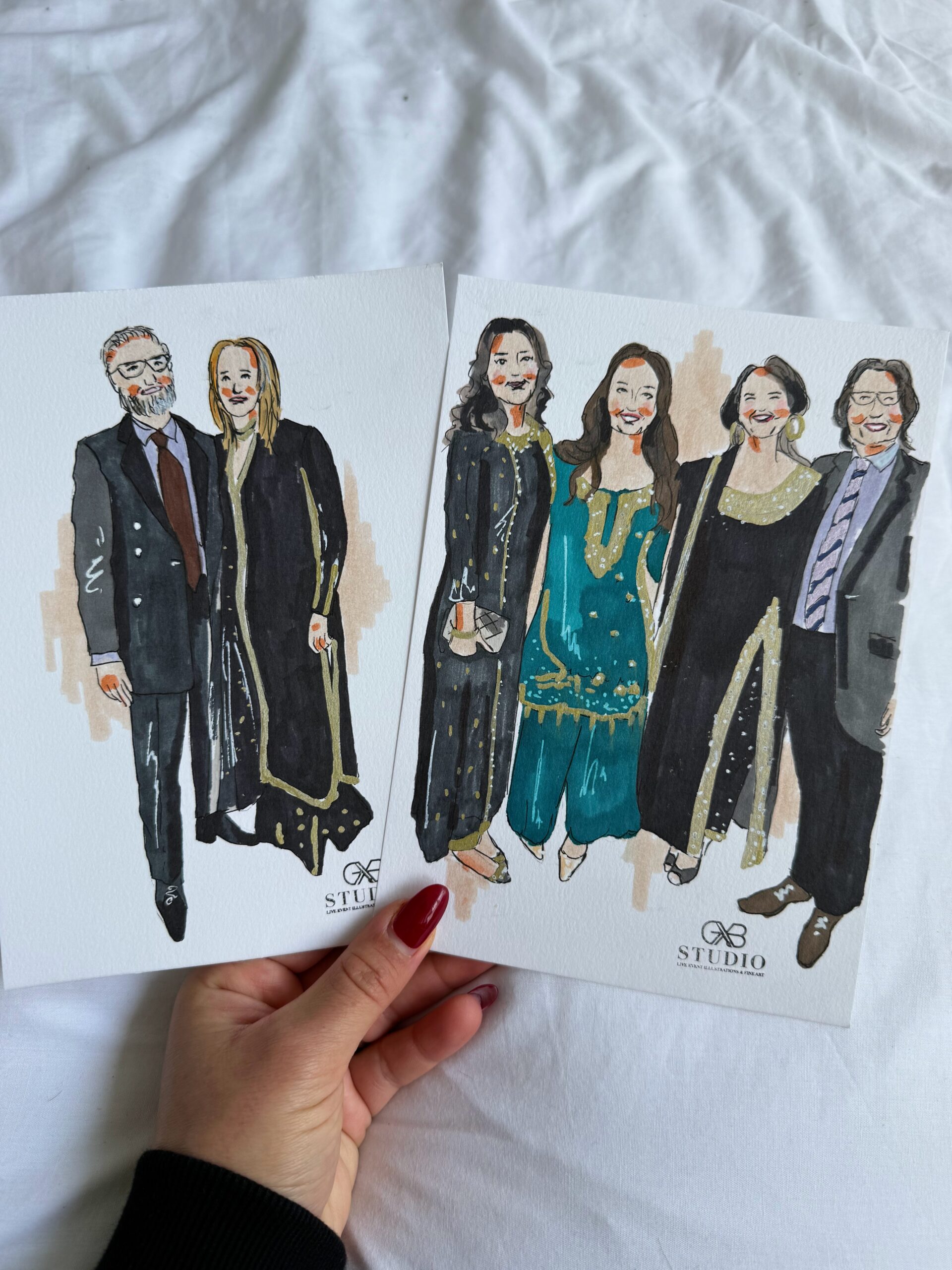 live wedding guest artist